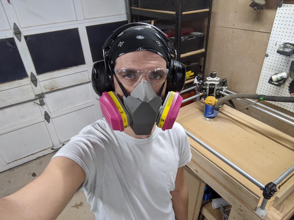 Don’t forget to wear your dust mask