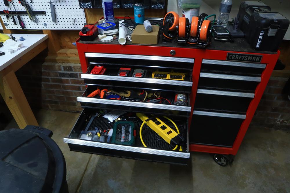 inside of the cart